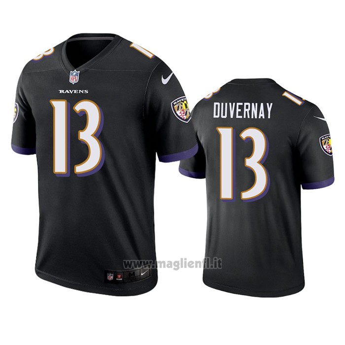 Maglia NFL Legend Baltimore Ravens Devin Duvernay Nero